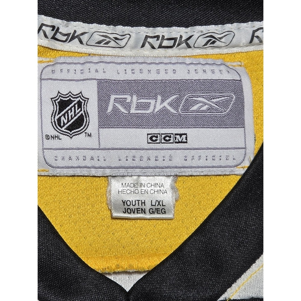 Reebok‎ Boston Bruins Bergeron 37 Youth L/XL Black Hockey Jersey Signed - Picture 3 of 10